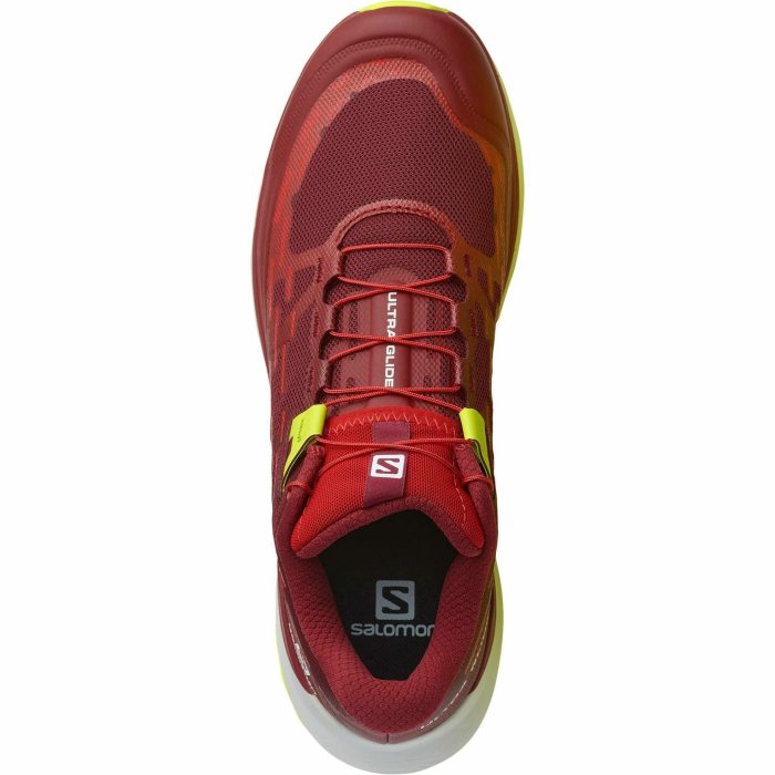 salomon ultra glide mens trail running shoes red 37411322626256