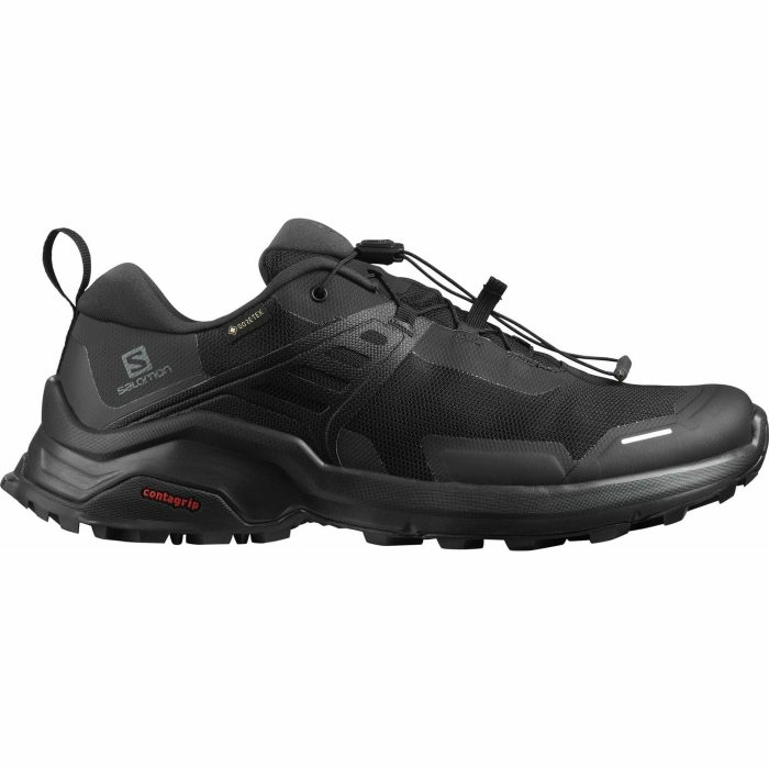 salomon x raise gtx mens walking shoes black 30428356935888