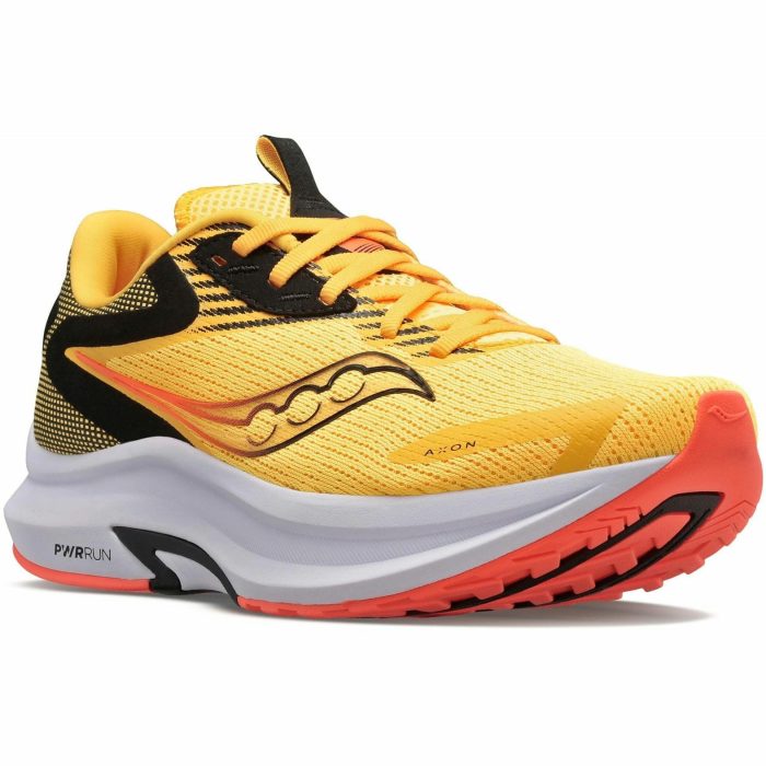 saucony axon 2 mens running shoes yellow 37446718652624