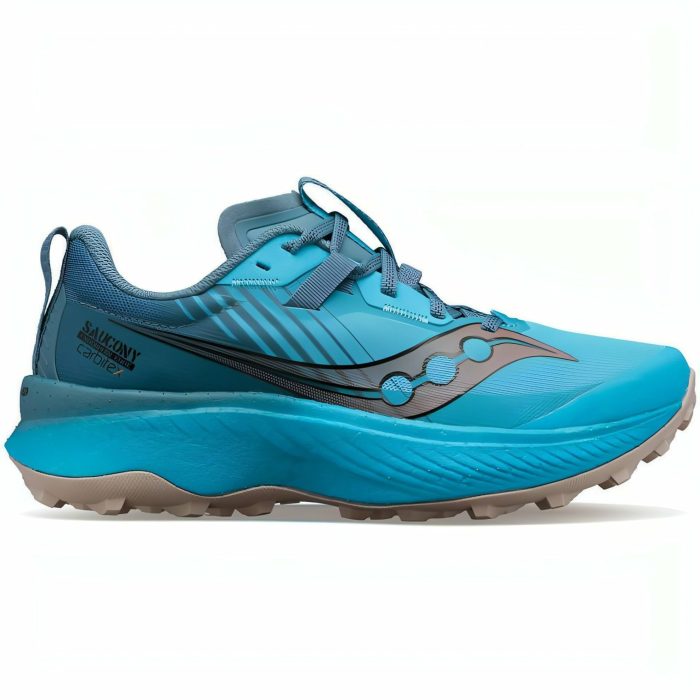 saucony endorphin edge womens trail running shoes blue 37223106216144