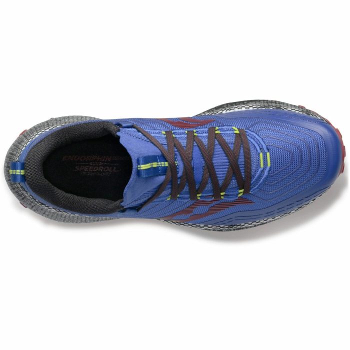 saucony endorphin trail mens running shoes blue 37215256412368