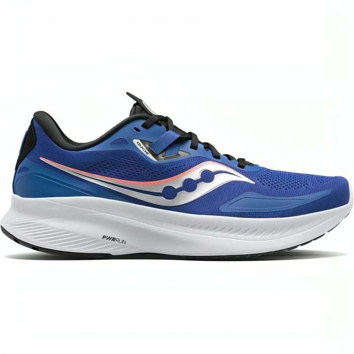 saucony guide 15 mens running shoes blue 29727376048336