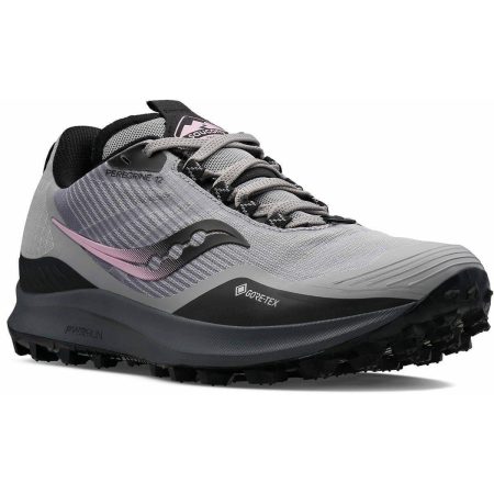 saucony peregrine 12 gtx womens trail running shoes grey 29769282584784