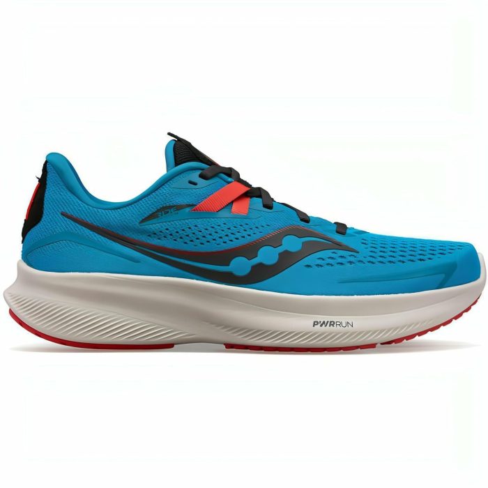 saucony ride 15 mens running shoes blue 37242728710352