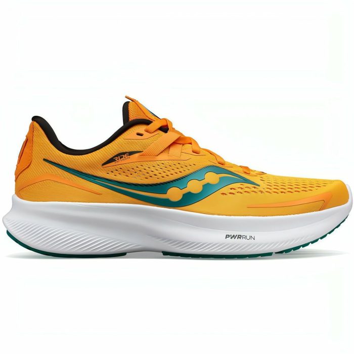 saucony ride 15 mens running shoes gold 37222630818000