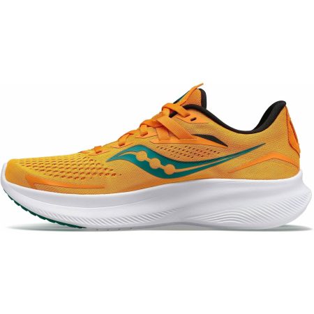 saucony ride 15 mens running shoes gold 37222630850768