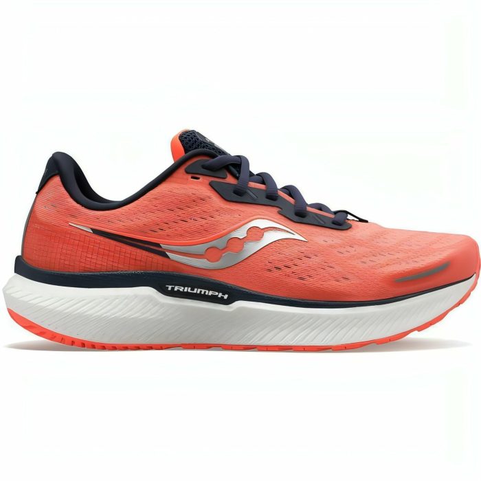 saucony triumph 19 womens running shoes orange 29694024876240