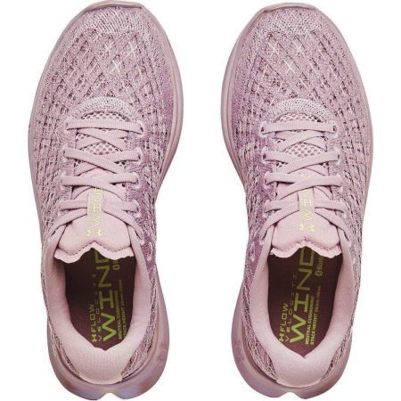 under armour flow velociti wind womens running shoes pink 29498503594192